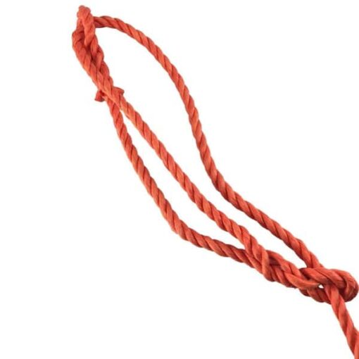 rs orange polypropylene plain rope halter 3