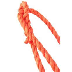 rs orange polypropylene plain rope halter 4