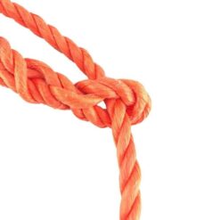 rs orange polypropylene plain rope halter 5