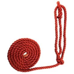 rs orange softline plain rope halter 2