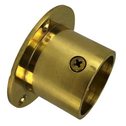 rs polished brass decking rope fitting cup end 2