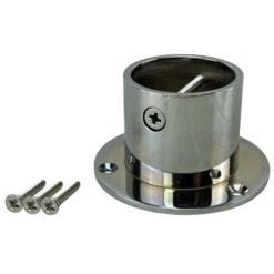 rs polished chrome decking rope fitting cup end 1