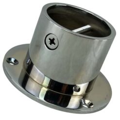 rs polished chrome decking rope fitting cup end 4