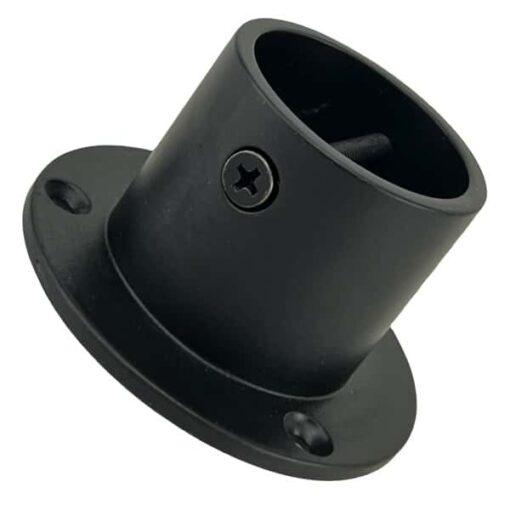 rs powder coated black decking rope fitting cup end 2