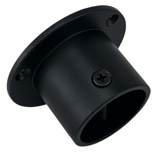 rs powder coated black decking rope fitting cup end 4