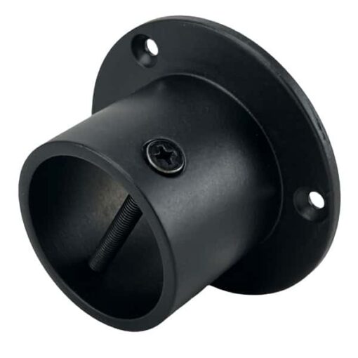 rs powder coated black decking rope fitting cup end 5