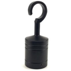 rs powder costed black decking rope fitting hook and eye plate 5