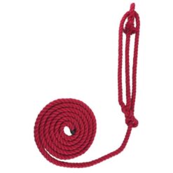 rs red natural cotton plain rope halter 2