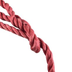 rs red polypropylene plain rope halter 5