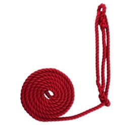 rs red softline plain rope halter 2