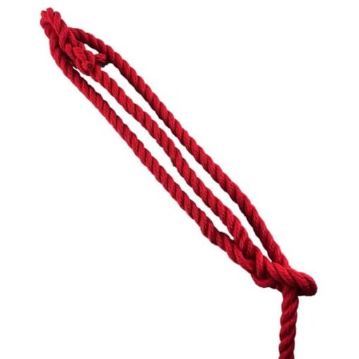 rs red softline plain rope halter 3