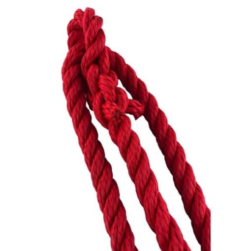 rs red softline plain rope halter 4