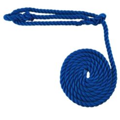 rs royal blue softline plain rope halter 1