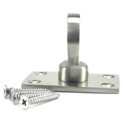 rs satin nickel decking rope fitting eye plate 4