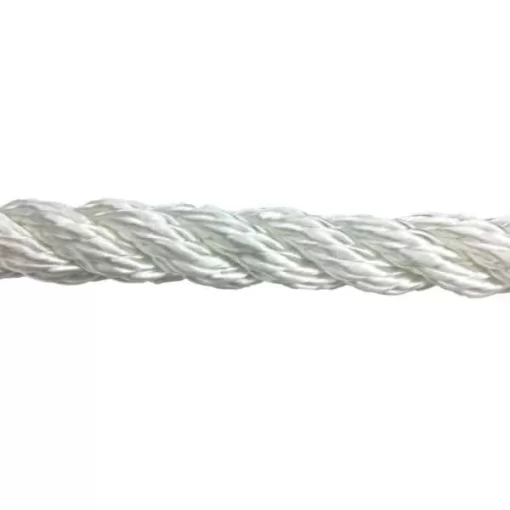 rs white 3 strand nylon rope 5