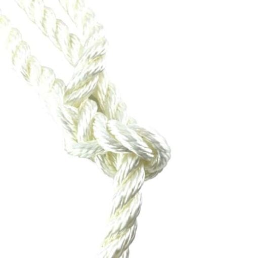 rs white nylon plain rope halter 5