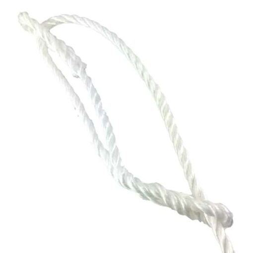 rs white polypropylene plain rope halter 3