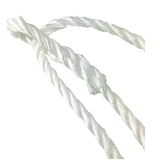 rs white polypropylene plain rope halter 4