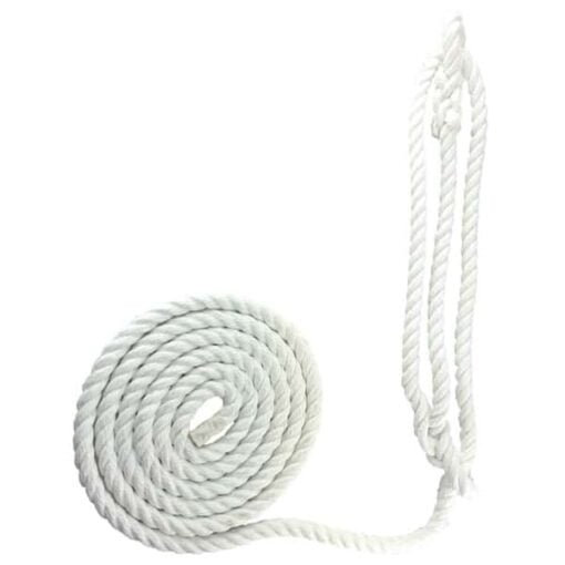 rs white softline plain rope halter 2