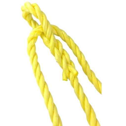 rs yellow polypropylene plain rope halter 4