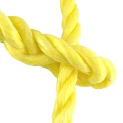 rs yellow polypropylene plain rope halter 5