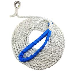 rs 8st white nylon v shaped mooring bridle with stainless steel thimble 3