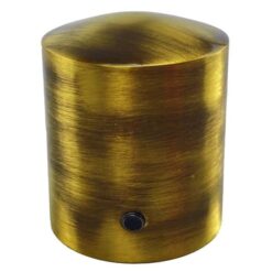 rs antique brass decking rope fitting cap end 4