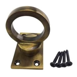 rs antique brass decking rope fitting eye plate 3