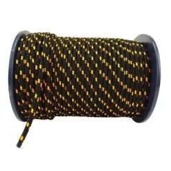 rs black with orange fleck braided polypropylene rope 2