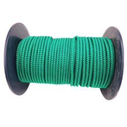 rs emerald green braided polypropylene rope reel 2