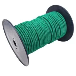 rs emerald green braided polypropylene rope reel 3