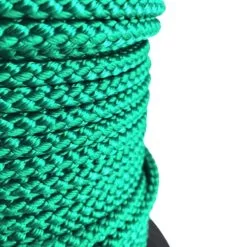 rs emerald green braided polypropylene rope reel 4