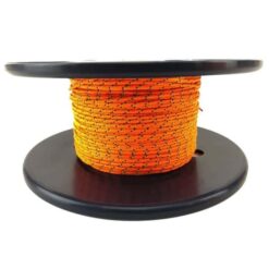 rs fluorescent orange with black and green fleck braided polyester 1