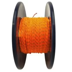 rs fluorescent orange with black and green fleck braided polyester 2