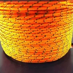 rs fluorescent orange with black and green fleck braided polyester 4