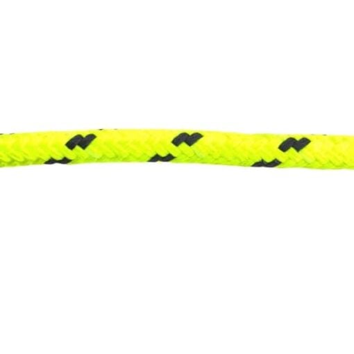 rs fluorescent yellow with black fleck fleck bradied polyester rope 5