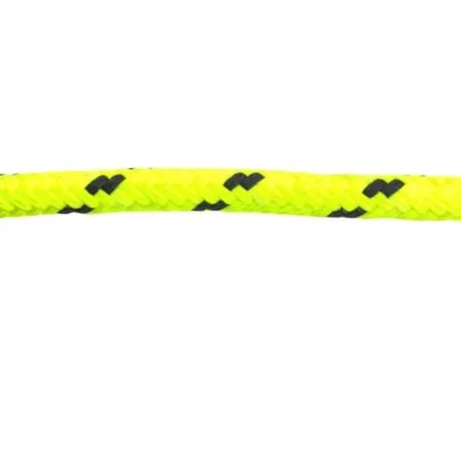 rs fluorescent yellow with black fleck fleck bradied polyester rope 5