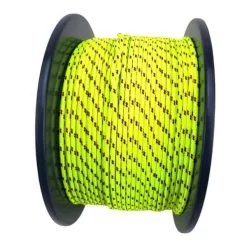 rs fluorescent yellow with burgundy bradied polyester rope 3