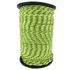 rs fluorescent yellow with purple and black fleck bradied polyester rope 1