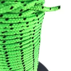 rs lime green with black fleck bradied polyester rope 3