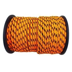 rs orange and black fleck bradied polyester rope 4