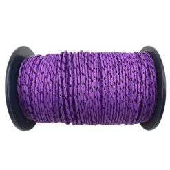 rs purple with black fleck bradied polyester rope 2