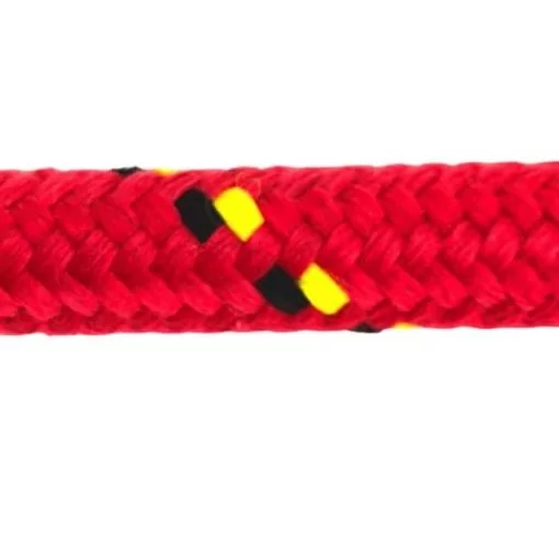 rs red with black and yellow fleck braided polypropylene rope 4