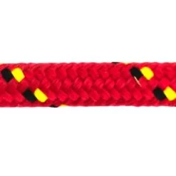 rs red with black and yellow fleck braided polypropylene rope 5