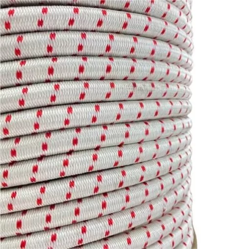 rs white with red fleck elastic bungee cord 3