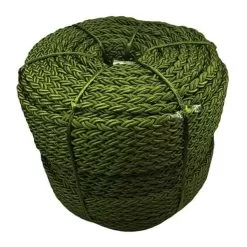 rs olive 8 strand nylon rope 1