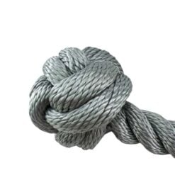 rs grey synthetic rope with man rope knot 3