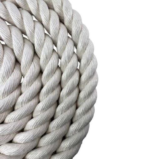 natural cotton gym rope with soft eye 5