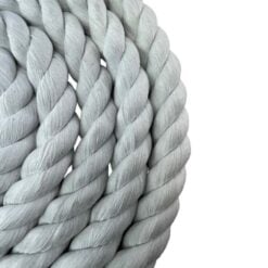 optic white natural cotton gym rope with soft eye 5