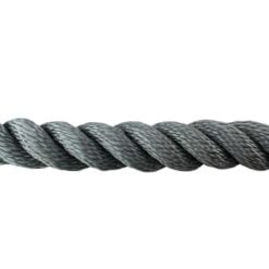 synthetic grey gym rope with soft eye 4